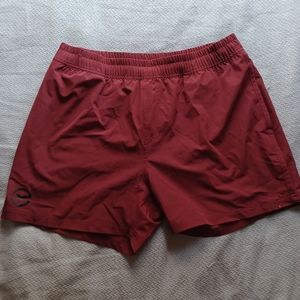 Virus mens burgandy shorts